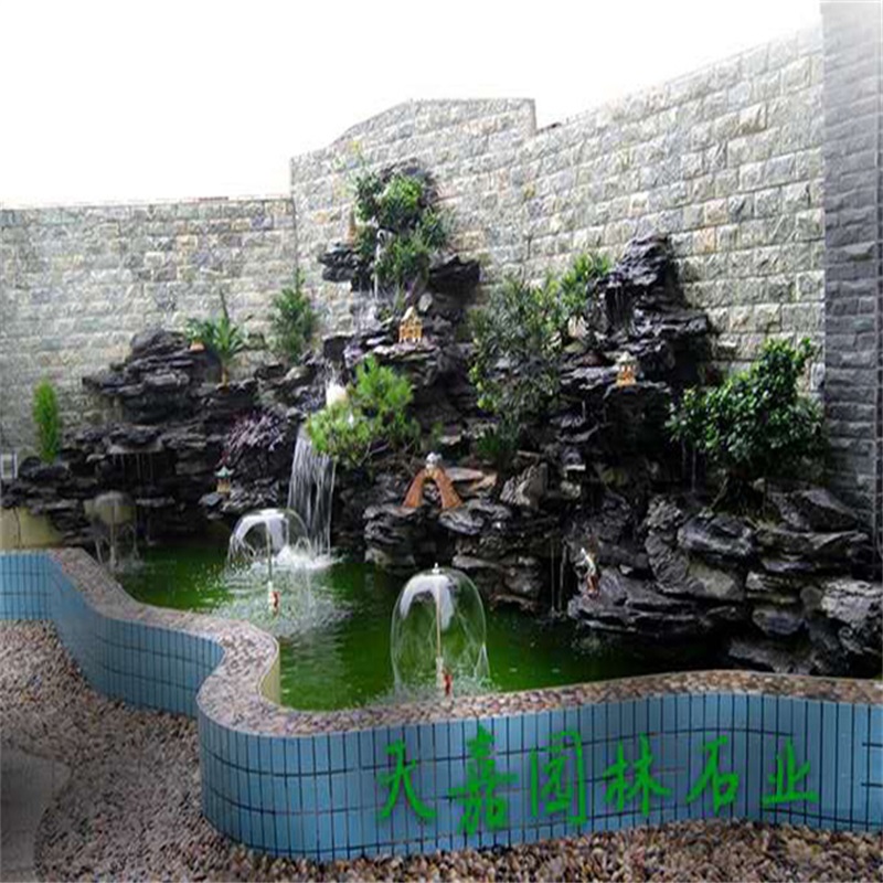 和硕小庭院水景设计